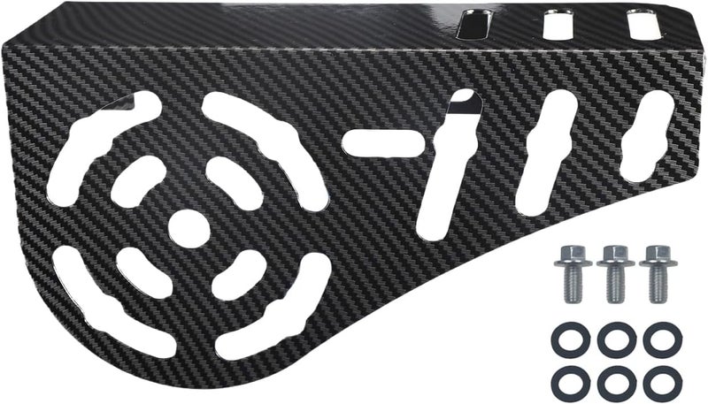 CUQFVAT Mini Bike Clutch Cover Chain Guard for Coleman CT200U CT200U-EX CT100 BT200X for Predator 212cc 196cc Engines Minibike Parts (Carbon Fibre Pattern) - Image 1